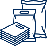 Иконка Пакеты и мешки из пленки